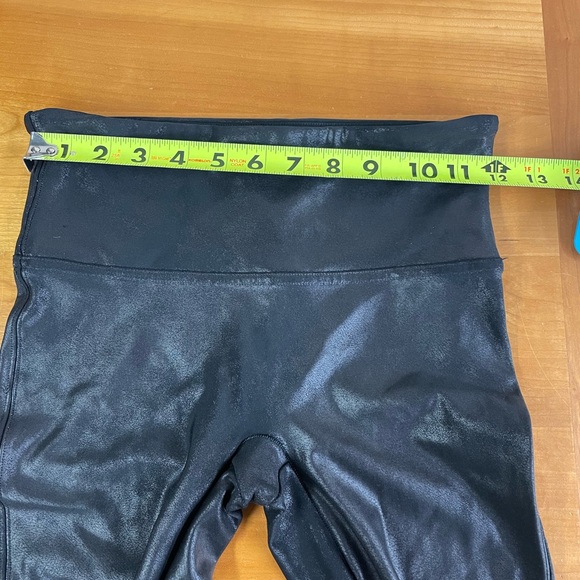 Spanx black faux leather leggings small - Picture 8 of 11